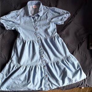 Wonder Nation Light Blue Casual Kids Dress